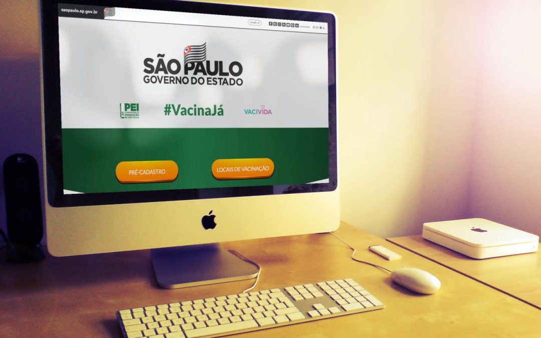 Pré-cadastro no site “Vacina Já” economiza 90% no tempo de atendimento para imunização