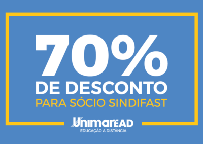 Unimar EAD | Desconto de até 70% para sócio SindiFast