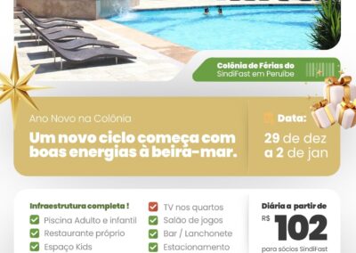 #DEZEMBRO | REVEILLON NA COLÔNIA